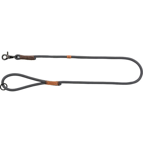 Trixie Hundeleine be Nordic dunkelgrau/braun - 1,3 cm - 100 cm