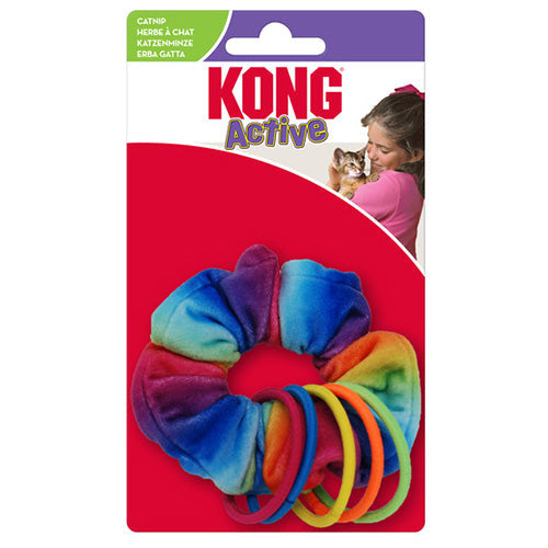 Kong kat active scrunchie met catnip