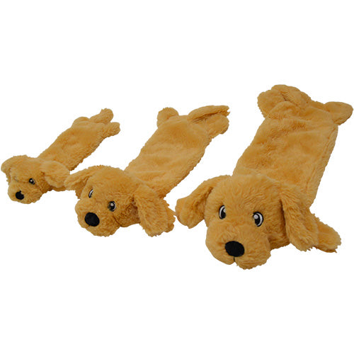 Klassisches Hundespielzeug von Animal Boulevard – Woofles Plüschtier Flattie Golden Retriever – Erhältlich in 3 Größen