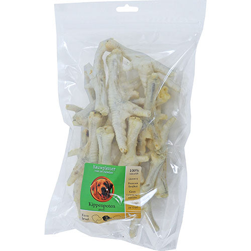 Natuurlijke Hondensnack - Kippenpoten Gerookt of Gepoft