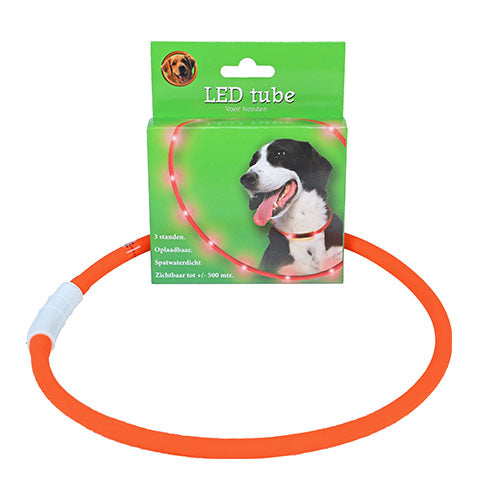 Led halsband tube verstelbaar 20-70 cm
