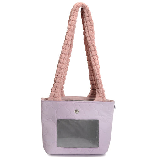 Camon draagtas van polyester met PU-handvatten – Lila (35 × 30 × 15,5 cm)