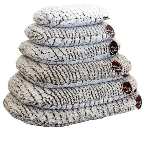 Jack and Vanilla ovaal hondenkussen snakeskin