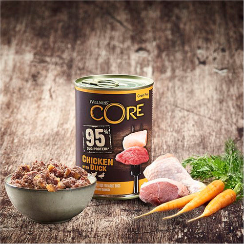 Wellness Core graanvrij  - blikvoer - natvoer 400 gram