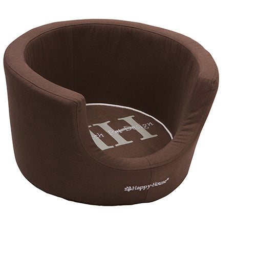 Happy house mandje bruin 40 x 25 cm