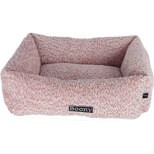 Boony Lounger Hundebett/Katzenbett Chenille – Pink – Erhältlich in 3 Größen