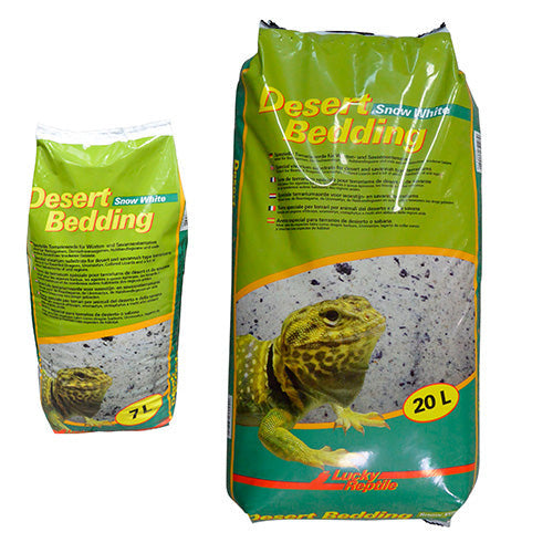 Lucky reptile desert bedding snowwhite