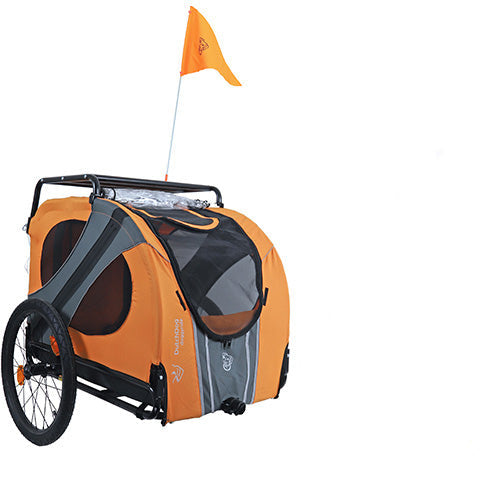 DoggyRide Fietskar novel 15 Oranje Cabine (zonder trekstang)