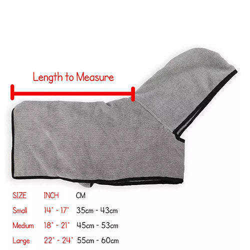 Happy Pet GROOM Hondenbadjas -  Verkrijgbaar in 2 maten