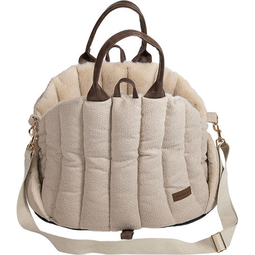 Animal Boulevard Home&Away Stadstas/ Draagtas Diana Boucle - Verkrijgbaar in Beige en Bruin