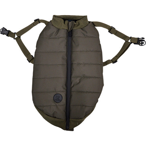 Jack and Vanilla Dogwalk Jacket Harness London – Hundemantel mit Geschirr – Grau – Erhältlich in 7 Größen