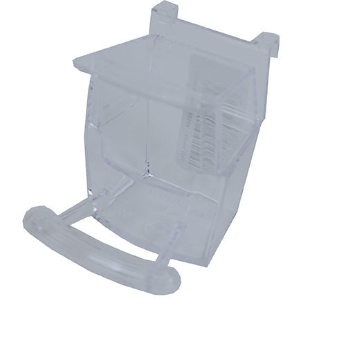 Flamingo - Voelvoerbak Met Ophanghaak - Transparant - 6 x 8 x 9 cm