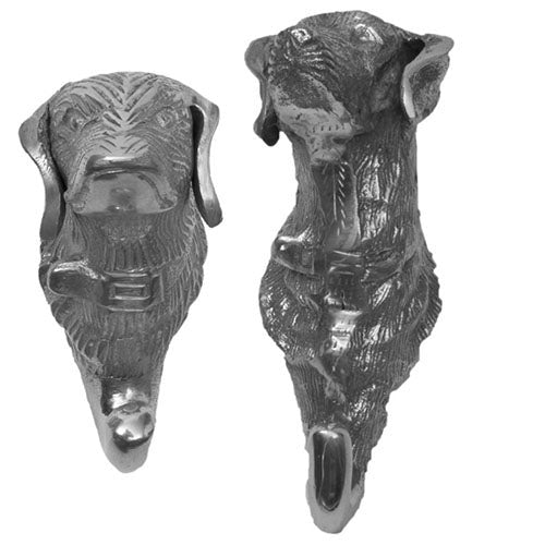 Happy House - Haak/ Kapstok met Hondenkop in 3D - 2 maten