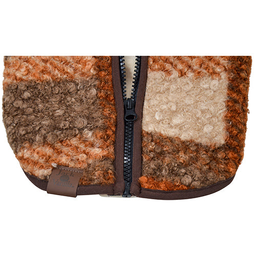Jack and Vanilla Dogwalk Jacket Tartan – Hundemantel mit verstellbarem Geschirr – Grün oder Braun – Erhältlich in 7 Größen