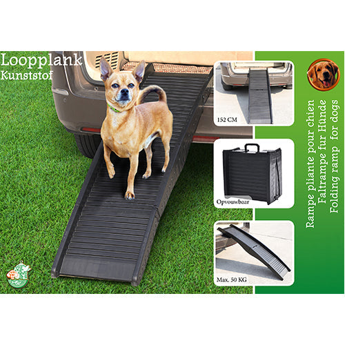 Loopplank kunststof 152 cm 4-delig, maximaal 50 kg.