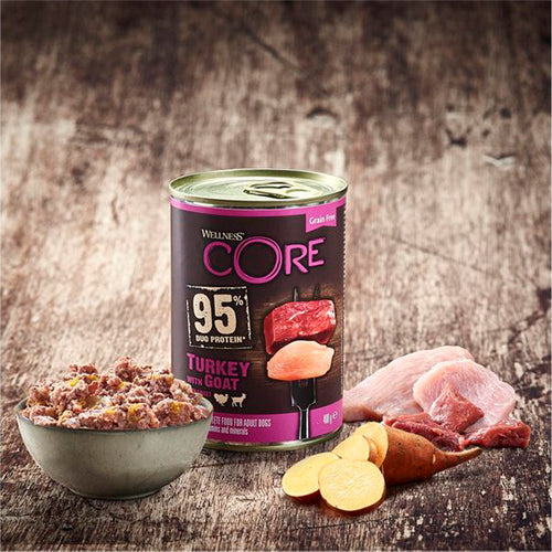 Wellness Core graanvrij  - blikvoer - natvoer 400 gram