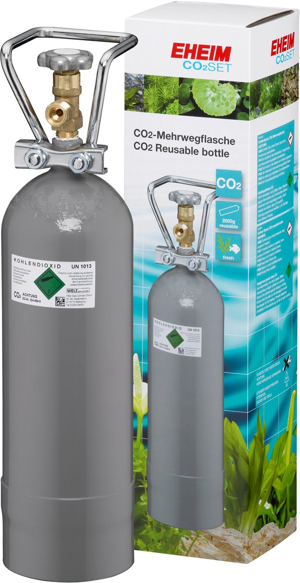 Eheim CO2 600 - Hervulbare CO2 Fles - Set