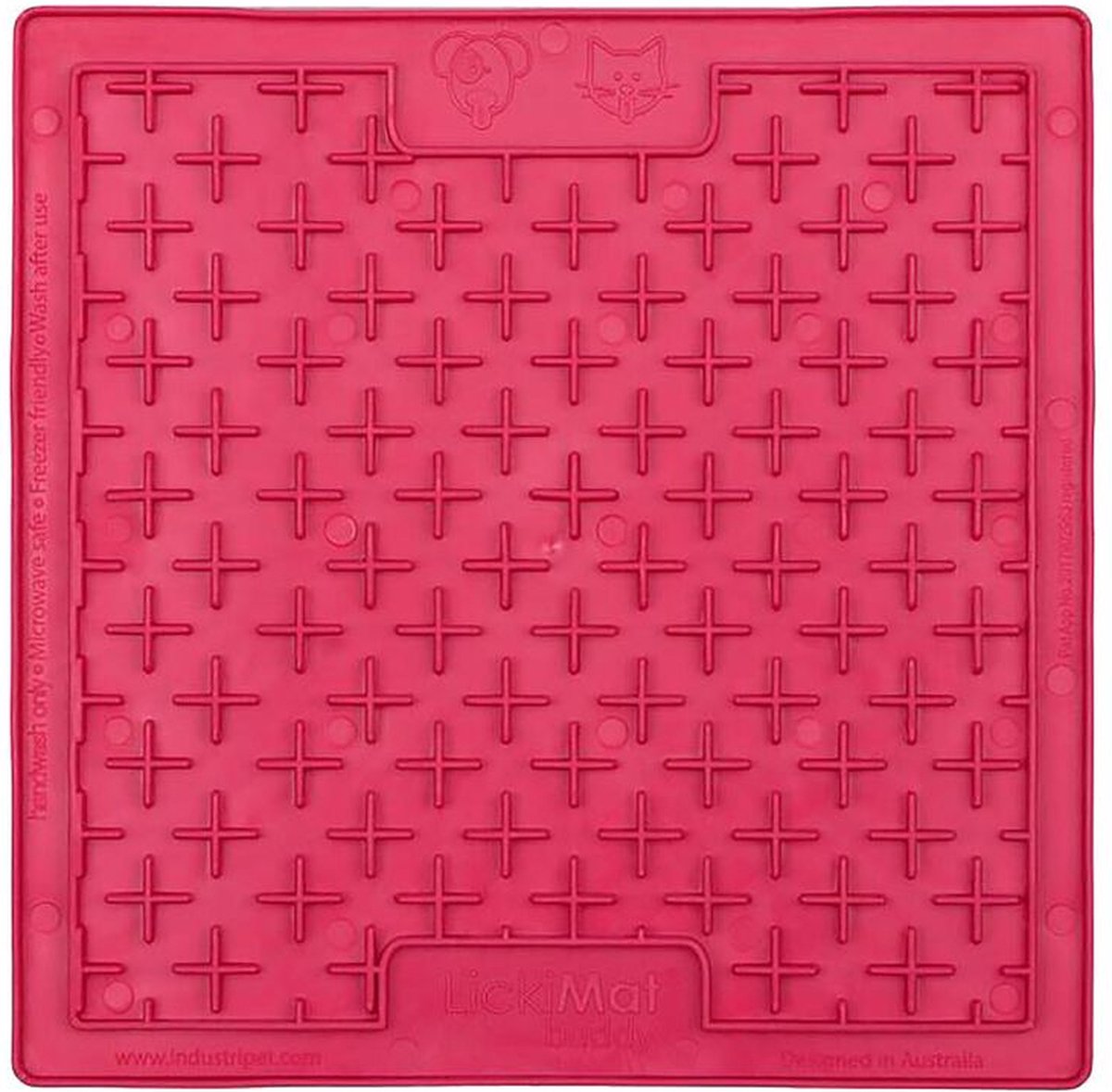 Lickimat Buddy - voermat voor natvoer en brokjes - slow feeder