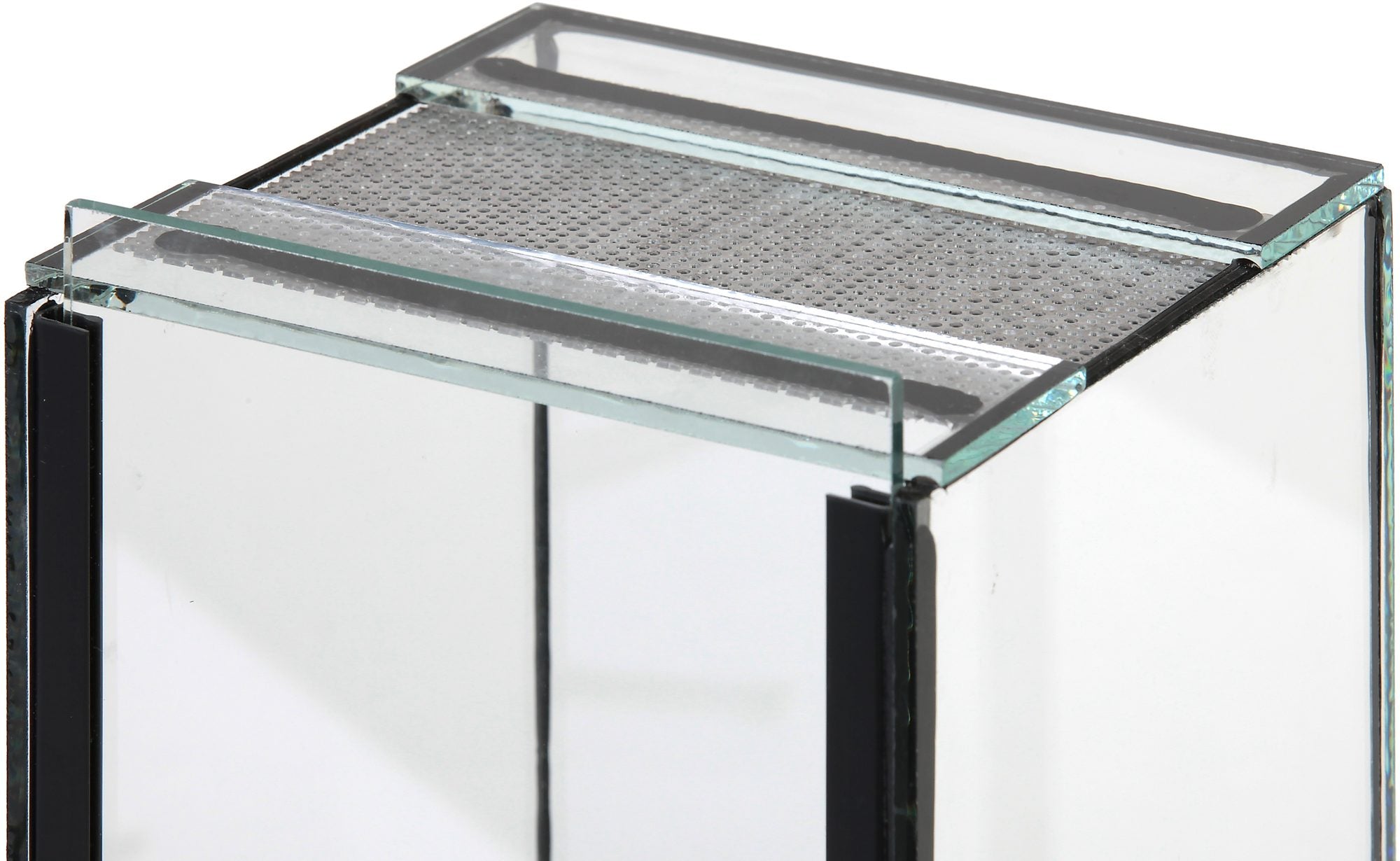 Terrarium uit glas in 3 maten met guillotine deur