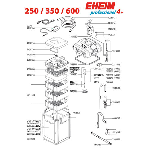 Eheim Buitenfilter Professioneel 4 Thermo