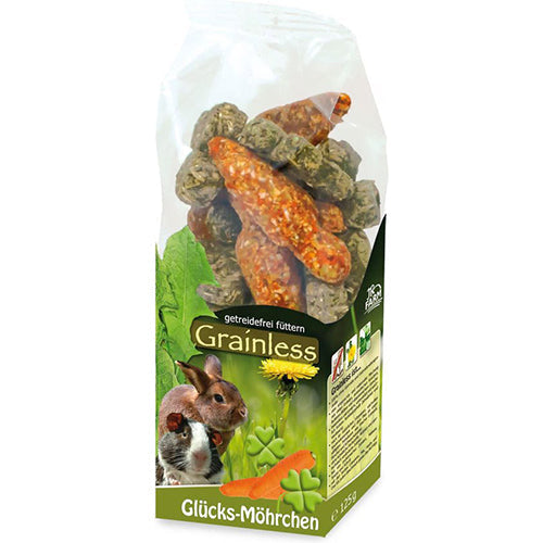 JR Farm knaagdierensnack - Graanvrije Lucky wortels 125 gram