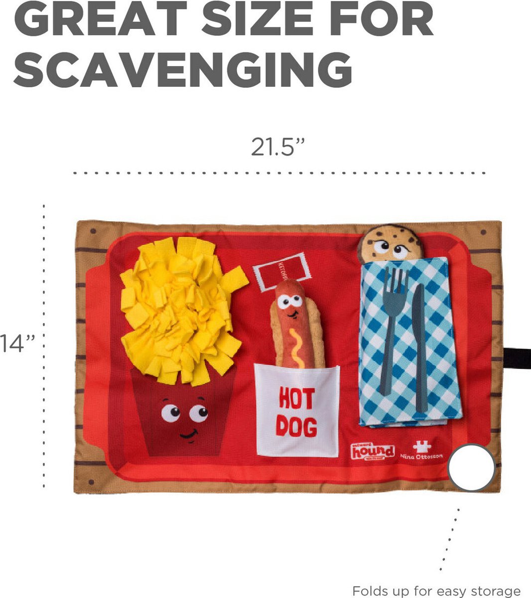 Nina Ottoson intelligentiespeelgoed - snuffelmat