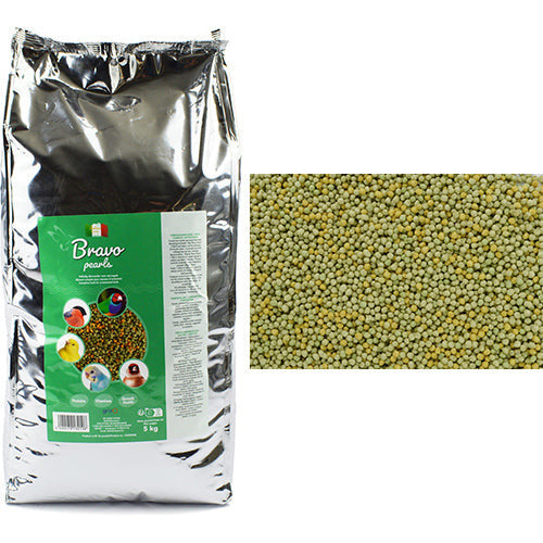Opfokvoer Bravo pearls large zak 5 kg