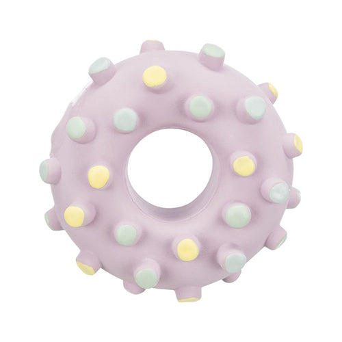 Trixie junior speelgoed mini ring latex assorti - 8 cm