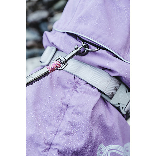 Hurtta Drizzle Coat Regenmantel - Wintermantel - Schwarz - Lila