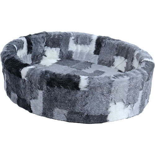 Boony zachte teddymand blok grijs of bruin