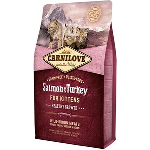 Carnilove Zalm & kalkoen Kittens 2 kg