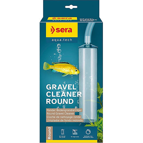 sera Gravel Cleaner Round - Ronde bodemreiniger - ø 24 cm - Met Slang 2 meter