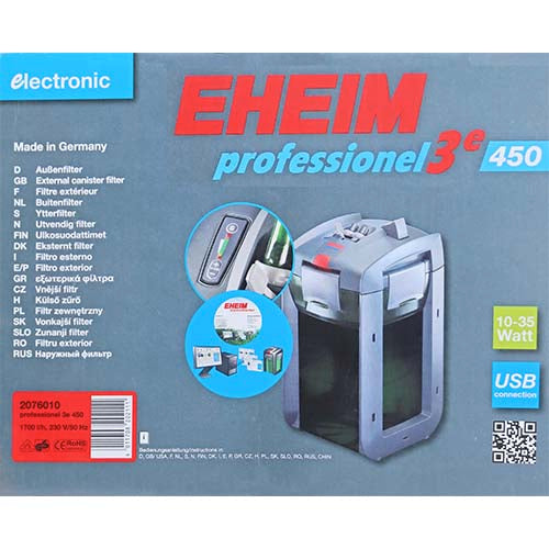 Eheim professional 3e 450 buitenfilter zonder filtermassa