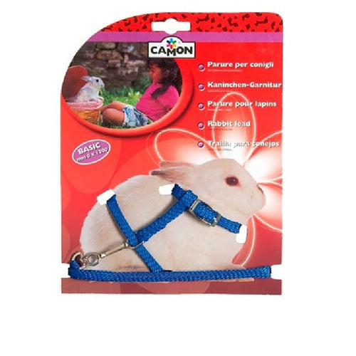 Harnas voor konijnen met lijn 8 mm - x 120 cm