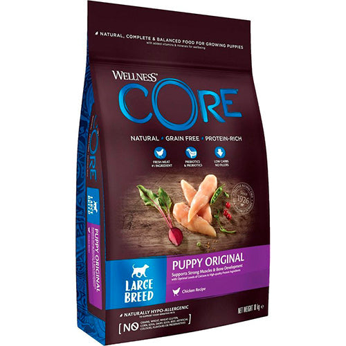 Wellness Core Grain Free Large Breed Puppy Kip - Hondenvoer - 10 kg