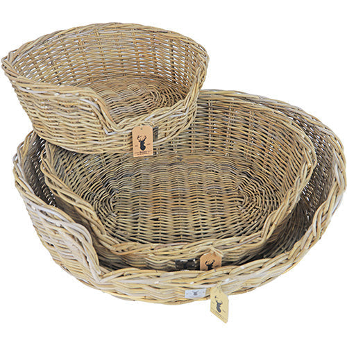 Boony Est1941 rotan hondenmand ovaal