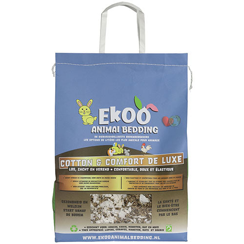 Ekoo Animal Bedding Cotton & Comfort Luxe - Bodembedekking - 30 Liter