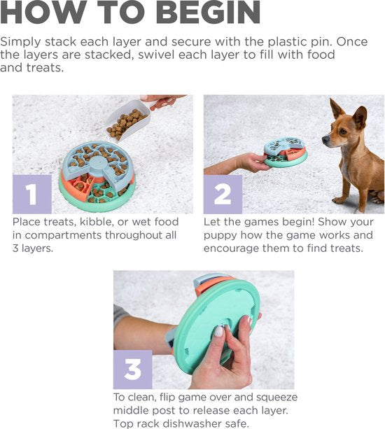 Nina Ottosson hondenspel puppy lickin’layers - likmat voor puppies