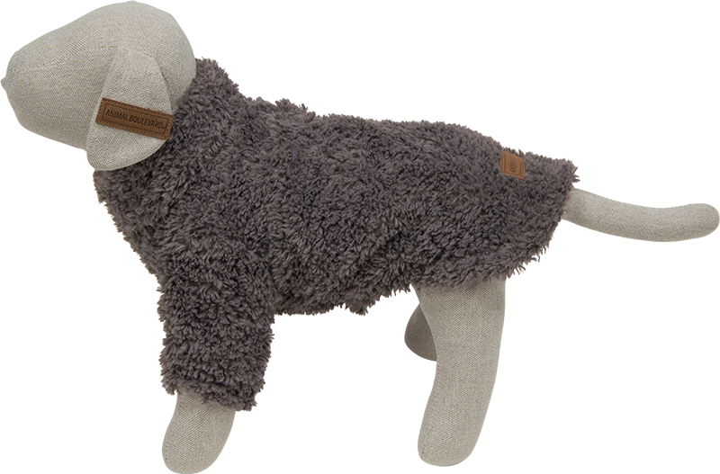Animal Boulevard Hundepullover Outerwear Curlplush grau - 7 Größen