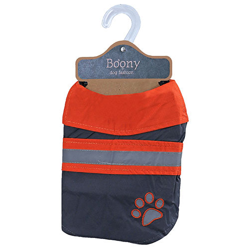 Regenjas safety reflecterend grijs - oranje