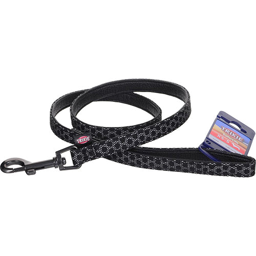 Trixie Hundeleine Night Reflect Schwarz - 100X1,5 CM