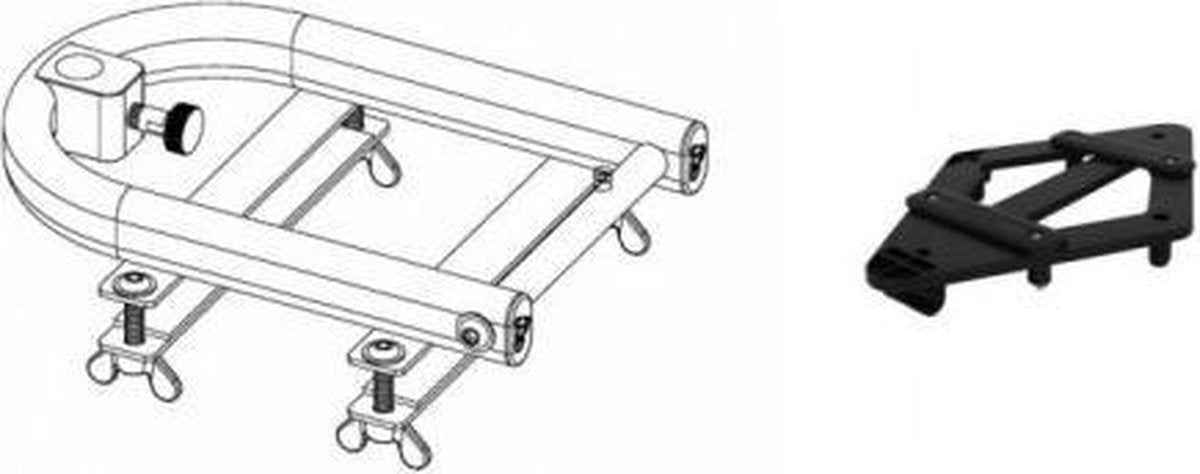 Doggyride dragerrek voor Cocoon mand op bagagedrager