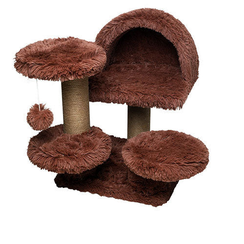 Krabpaal Lola long plush 63 x 63 x 55 cm