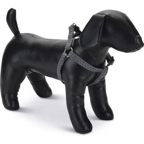 Beeztees  Mac Leather - Hondentuig- Grijs - Borstomtrek tussen 60-100 cm