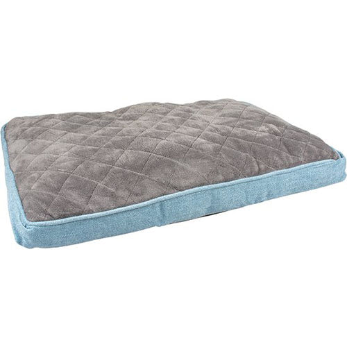 Duvo+ Hondenkussen Tweed Sky Blauw/Grijs - Maat M: 71x48x8cm