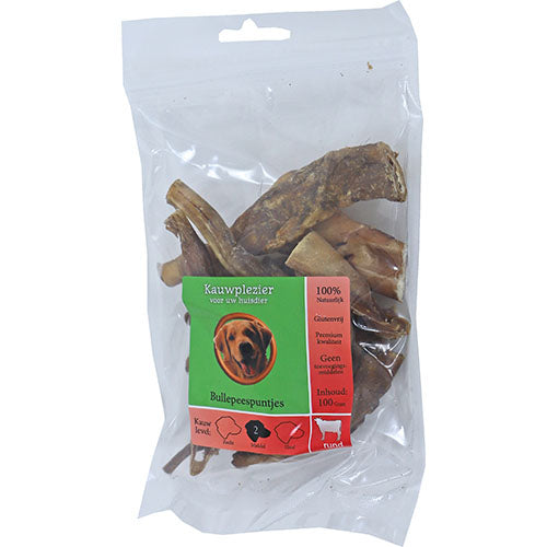 Natuurlijke Snack Rund - Bullepezen verkrijgbaar in verschillende maten