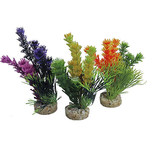 Sydeco aquarium kunstplant fiesta kleuren 16 cm - 1 stuk