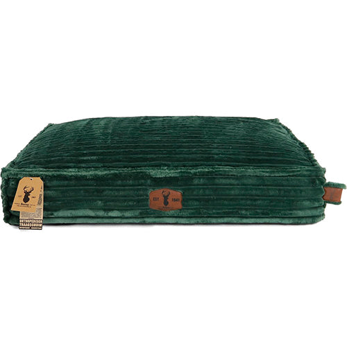 Boony est1941 Hondenkussen orthopedisch Pink velvet - fluweel groen