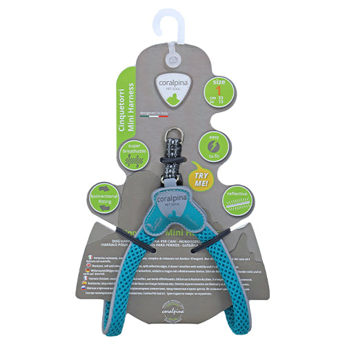 Coralpinia mini harnasjes Cinquetorri alleen voor hele kleine rassen