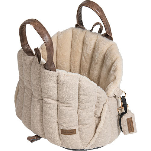 Animal Boulevard Home&Away Stadstas/ Draagtas Diana Boucle - Verkrijgbaar in Beige en Bruin